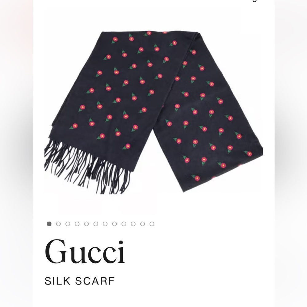Gucci NWOT Silk Scarf